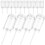 80Pcs Round Shape Push Cake Containers Clear PP Cake Pusher Cups 1