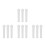 12Pcs Multi-Use White Ceramic Pestles for Home Kitchen Grinding 6
