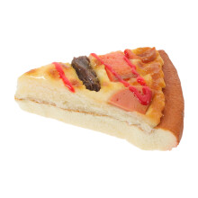 3Pcs Vibrant PU Artificial Pizza Slice Props for Food Theme Decoration