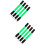 8 Pcs Running Lights Night Run Reflective 7