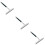 3Pcs Plastic Squeegee for Windows Shower Car Glass Multi Use 11