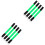 8 Pcs Running Lights Night Run Reflective 3