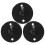 4Sets Black Iron Cable Clips for Lamps Ceiling Light Mounting Plate 1