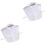 2Pcs White Lace Women Half Shirt Detachable False Collar 3