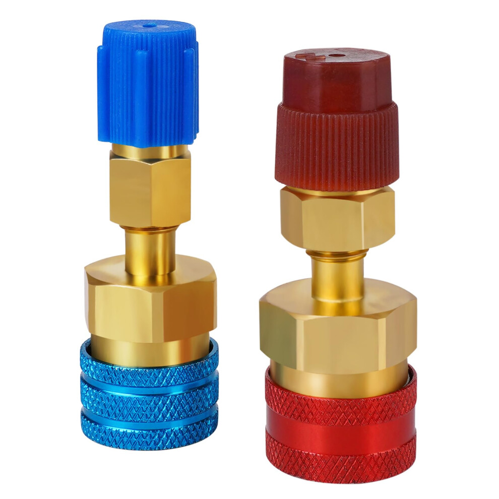 R1234yf To R134a Quick Coupler Set, Leakproof Ac Refrigerant Conversion Adapter Kit For Cars 9070919806193