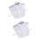 2Pcs White Lace Women Half Shirt Detachable False Collar 7