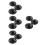 4Sets Black Iron Cable Clips for Lamps Ceiling Light Mounting Plate 7