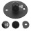 4Sets Black Iron Cable Clips for Lamps Ceiling Light Mounting Plate 11