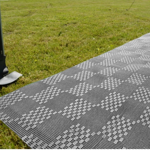 Campingteppich für den Vorraum eines Zeltes, 600 g, grau 2