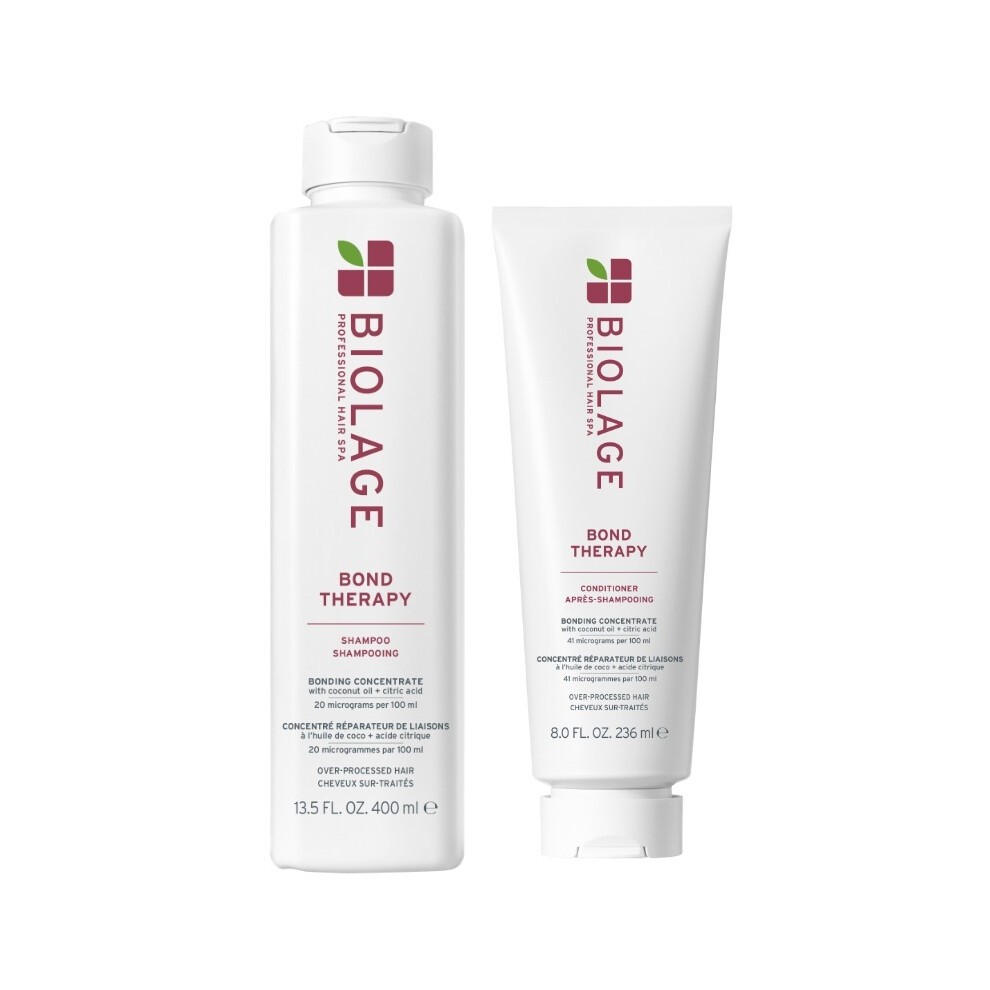 Biolage Bond Therapy Shampoo 400Ml & Conditioner 236Ml Duo