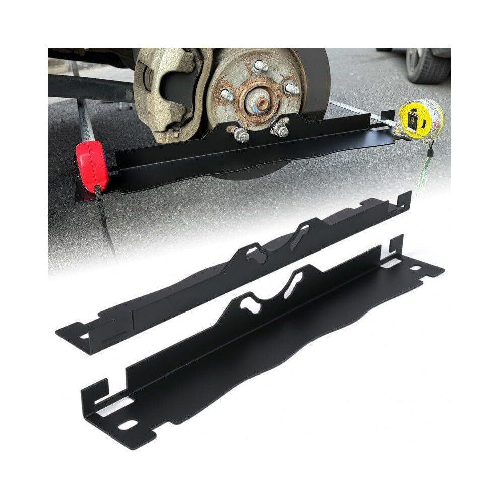 2Pcs Heavy Duty Wheel Alignment Tool Toe Plates For Cars Suvs With Hanging Holes And Tape Slots 9070919806322