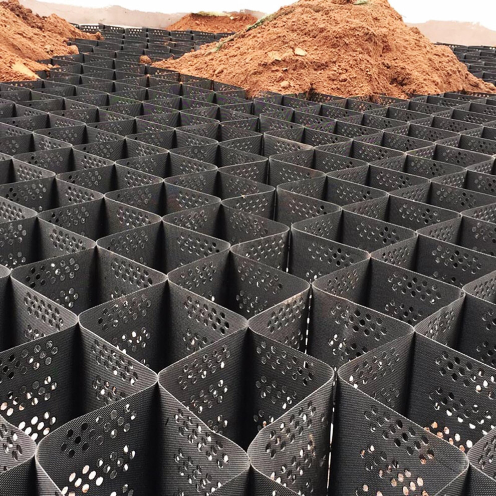 Geocell Ground Grid 4 Inch Hdpe Soil Stabilization For Driveway And Slope Erosion Control 9044945242119