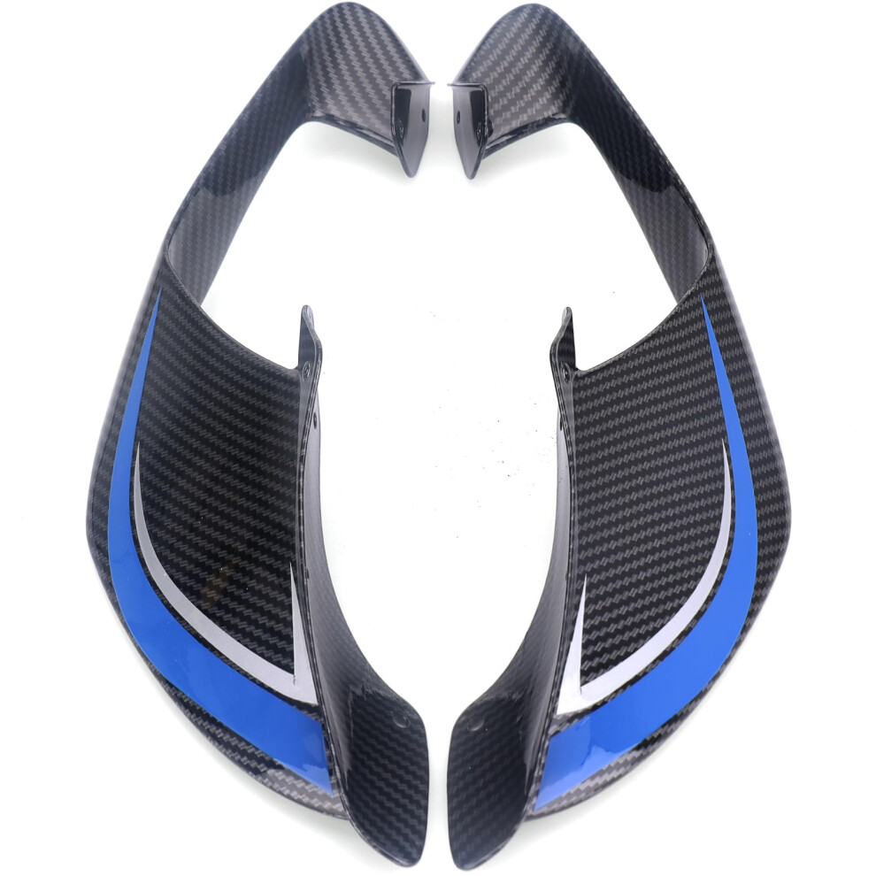 Front Spoiler Wing Carbon Fiber Aerodynamic Fairing For Yamaha R1 20202024 For Speed Stability Blue 9070919806445
