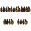 5Sets Assorted Color Guzheng Finger Picks Celluloid Durable Protector 3