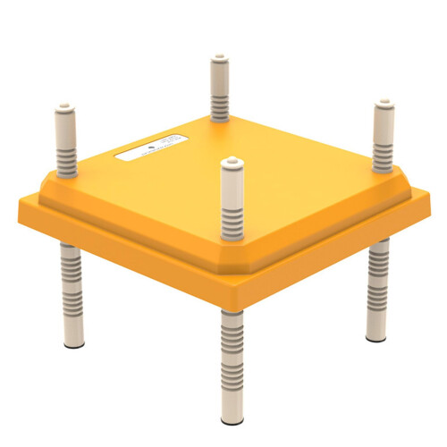 Chick Brooder Heating Plate 25x25cm, Adjustable Height 15W Chicken Brooder Heater for 15 Chicks