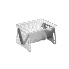 Portable Charcoal Grill for Outdoor Cooking, Mini BBQ Grill for Camping and Picnics, Compact Design