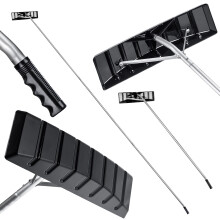 Roof Snow Removal Tool with Telescopic Adjustable Aluminium Handle 472cm Long Reach Shovel