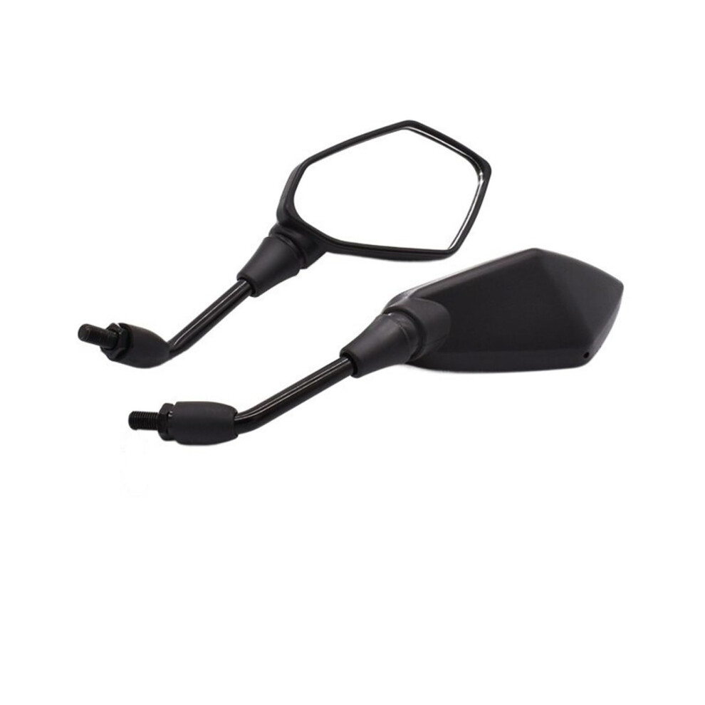 Motorcycle Rear View Mirrors Antiglare Wide Vision 360 Adjustable For Kawasaki W800 Cafe Zx9 Abs Black 9455672742160