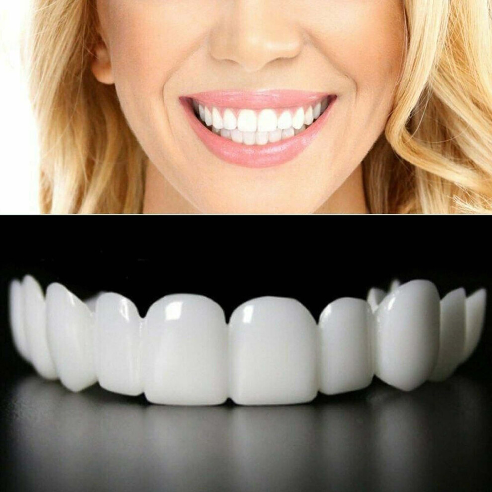 Light/Beige Adjustable Smile Teeth Cosmetic Dental Veneers For Naturallooking Confident Smile 2 Pairs