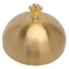 Stainless Steel Burger Melting Dome 22.5cm with Steam Retention and Splatter Protection for Kitchen