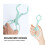 1Pièces Clip Pince Vert Anti- Silicone Robuste 4