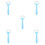 5Pièces Épilateur Femmes Multi-Usage PP Portable 6