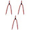 3Pièces Rayées Multicolores Enfants Clips Réglables 3
