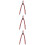 3Pièces Rayées Multicolores Enfants Clips Réglables 8