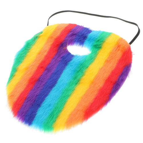 2Pièces Barbe Et Colorées En , Cosplay Party 1