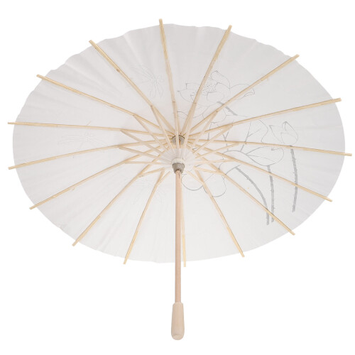 3Pièces Parapluies Bois Vintage Accessoire Décoratif 2