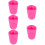5Pièces Protections Saxophone Rose Silicone Durable Et Confortable 11