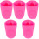 5Pièces Protections Saxophone Rose Silicone Durable Et Confortable 3