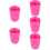 5Pièces Protections Saxophone Rose Silicone Durable Et Confortable 10