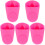 5Pièces Protections Saxophone Rose Silicone Durable Et Confortable 2