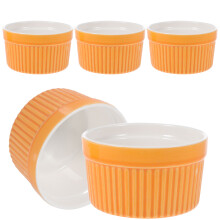 5 Pièces Bol En Céramique Haute Température Pour Cuisine Orange