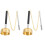 2Pièces Cloche De Temple Bouddhiste Portable Son Clair Doux 4