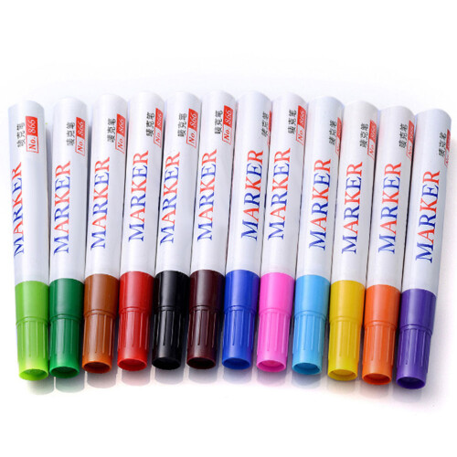 12 Pièces Stylo À Base D'Huile Pour Enfants 2