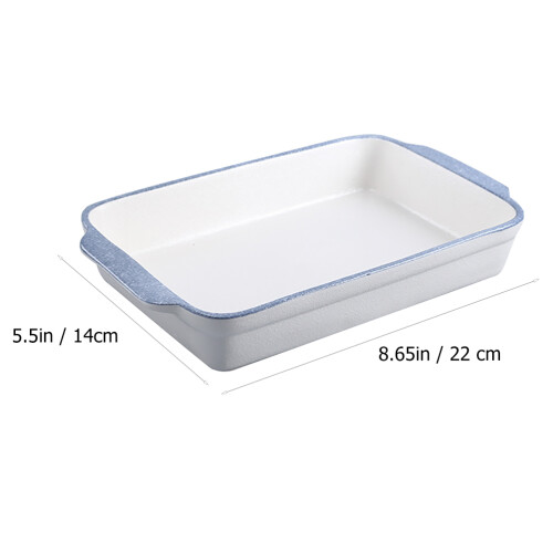 1Pièces Plat À Gratin Céramique Anses 2