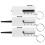 3Pièces Instrument Mesure ABS Couleur 9
