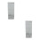2Pcs Large Capacity Grey Bedside Storage Pouch Hanging Organizer Bag 2