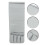 2Pcs Large Capacity Grey Bedside Storage Pouch Hanging Organizer Bag 9