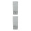 2Pcs Large Capacity Grey Bedside Storage Pouch Hanging Organizer Bag 5