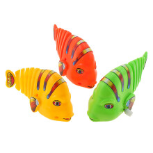 6Pièces Poissons À Remonter Jouets Plastique Pour Bain Enfants