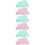 6Pièces Nappes Table Silicone Résistantes Chaleur Forme Nuage 9