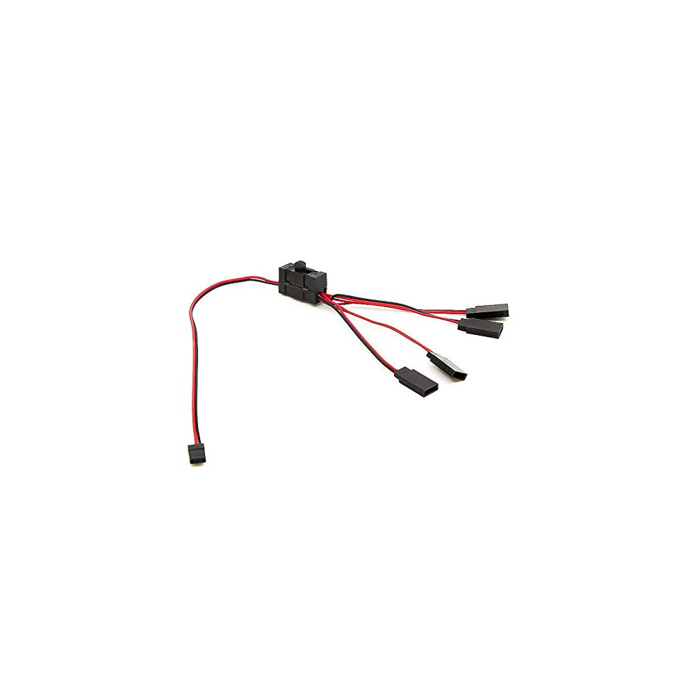 Rc Servo Extension Cable 1 To 4 Y Wire With Led Control Switch For Rc Car And Model Light 9113335609266