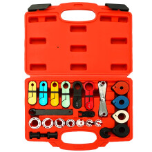 22PCS Quick Disconnect Tool Set for AC Fuel and Transmission Lines with ColorCoded Sizes