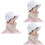 3Pièces Bandeaux Bébé Respirants Accessoires Mode 6