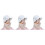 3Pièces Bandeaux Bébé Respirants Accessoires Mode 4