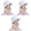 3Pièces Bandeaux Bébé Respirants Accessoires Mode 3