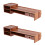 2Pièces Support Élevateur Pièce Bureau Organisateur 5